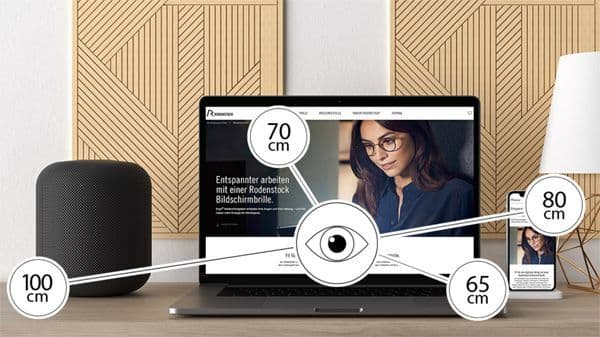 Rodenstock Bildschirmbrille für entspanntes Arbeiten am Laptop
