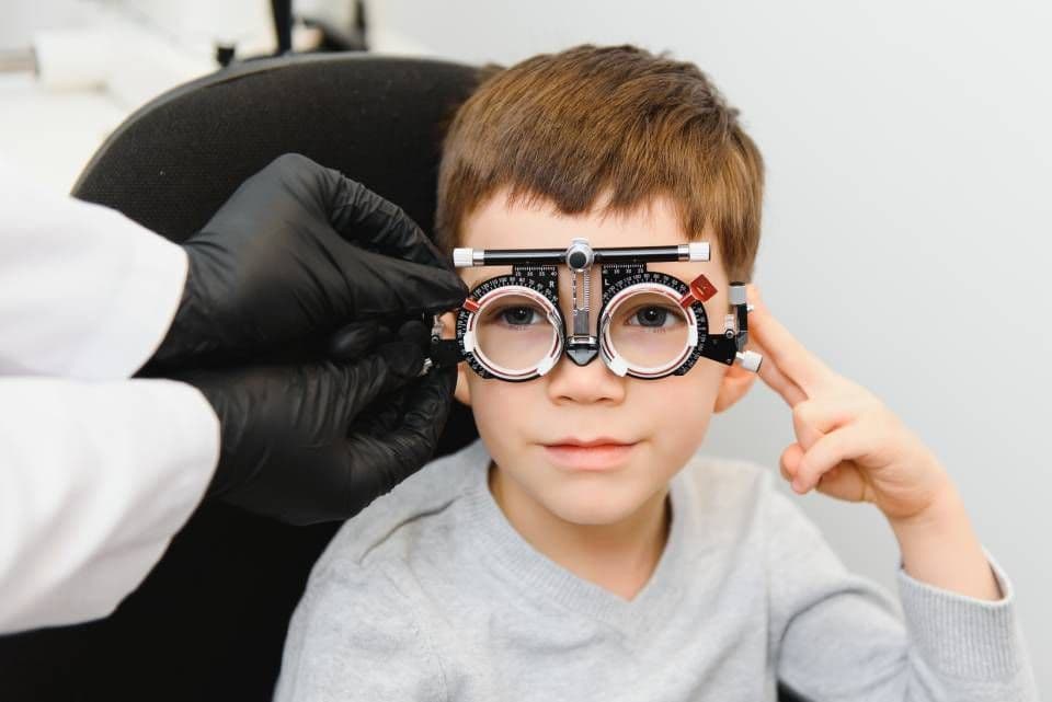 Augenvermessung für Einstärkengläser bei Brugge Optik